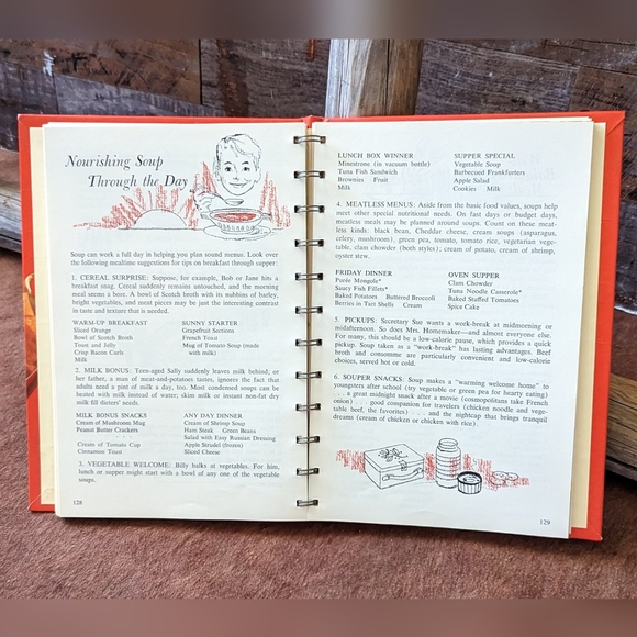 1970 A Campbell's Cookbook Cooking With Soup 608 Skillet Recipe Book - Picture 7 of 16